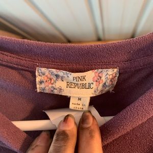 Suede Purple sleeveless dress